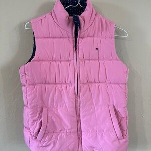Tommy Hilfiger Pink Kids Puffer Vest